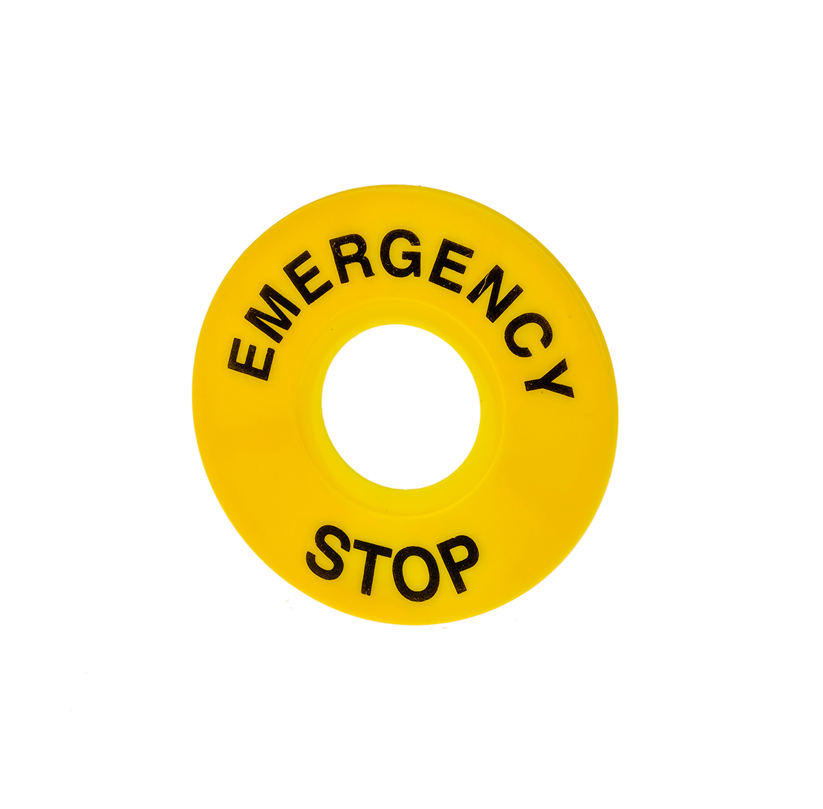 Табличка "Emergency Stop" 60мм (уп. 2 шт.)