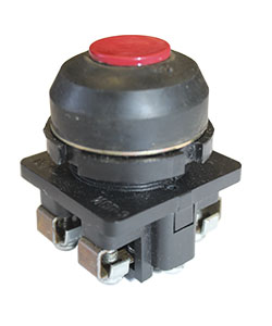 ВК30-10-01110-54 У2, красный, 1р, цилиндр, IP54, 10А, 660В, выключатель кнопочный (ЭТ)