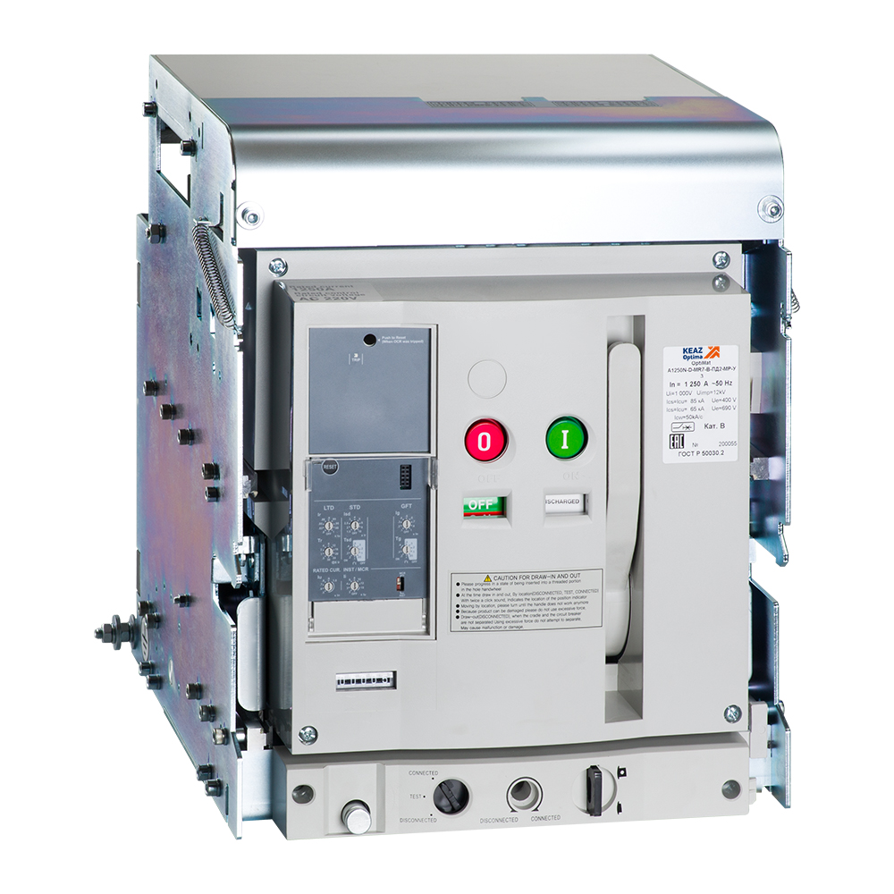Выключатель автоматическийOptiMat A-2500-S4-3P-100-D-MR7.0-B-C0000-M0-P00-S1-01