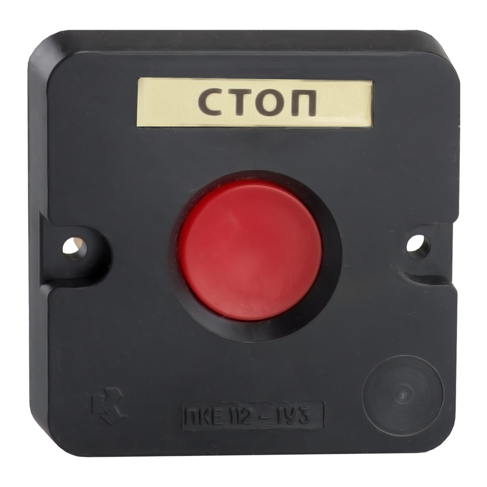 Пост кнопочный ПКЕ 112-1-У3-IP40-КЭАЗ (красная кнопка)  , 20 шт