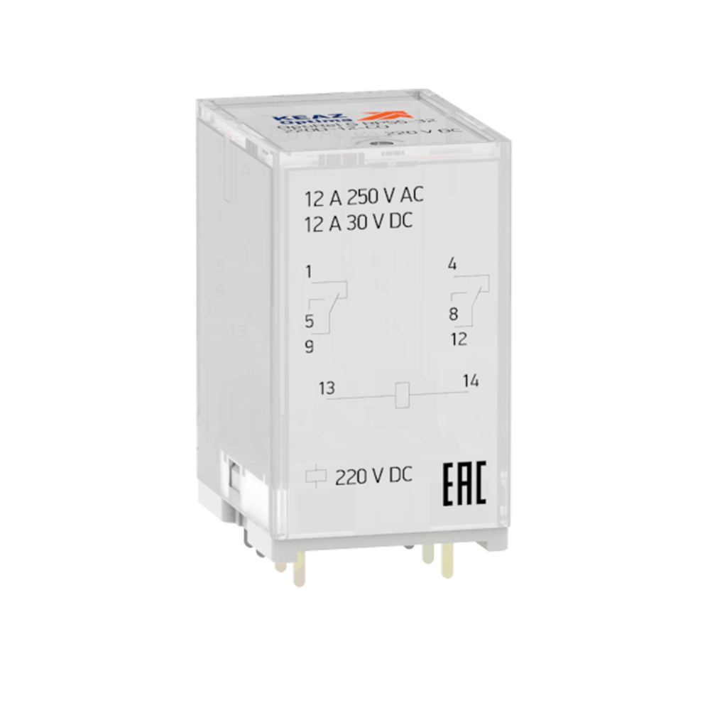 Реле промежуточное OptiRel G RP55-32-220D-12-CO, 30 шт
