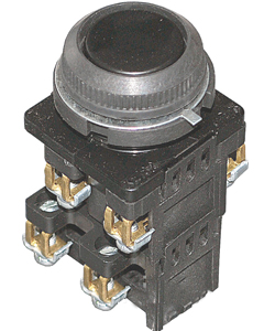 КЕ-182 У2 исп.9, черный, 3р, цилиндр, IP54, 10А, 660В, выключатель кнопочный (ЭТ)