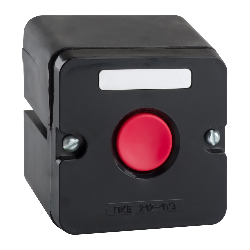 Пост кнопочный ПКЕ 212-1-У3-IP40-КЭАЗ (красная кнопка), 20 шт