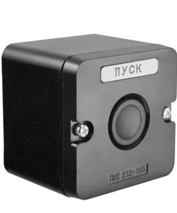 ПКЕ 222-1 У2, 10А, 660В, 1 элемент, чёрный цилиндр, накладной, IP54  (ЭТ)