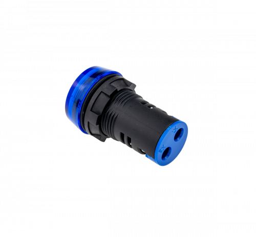 Сигнальная LED лампа, синий, 380V AC IP65