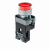 Кнопка с подсветкой красная 220V 1NC