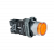 Кнопка с подсветкой желтая 220V 1NO