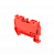 Клемма пружинная проходная, 4 мм², красная