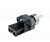 Переключатель с подсветкой, с фиксацией, 220V AC/DC, белый, 3 положения, 1NO