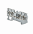 Клемма пружинная четырехпроводная,  2.5 мм², серая