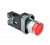 Кнопка с подсветкой красная 220V 1NC