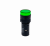 Сигнальная лампа 16мм, зеленый, 220V AC