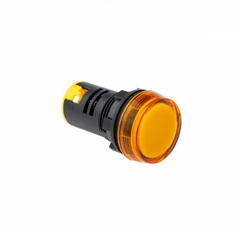 Сигнальная LED лампа, желтый, 110V AC/DC IP65