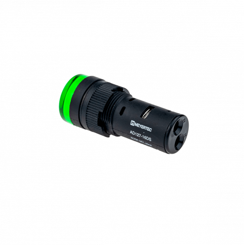 Сигнальная лампа 16мм, зеленый, 220V AC