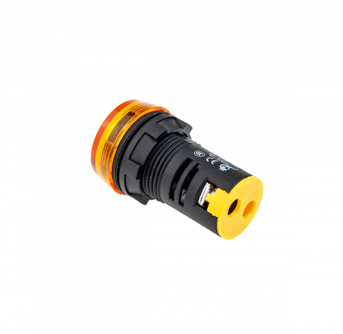 Сигнальная LED лампа, желтый, 110V AC/DC IP65