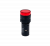 Сигнальная лампа 16мм, красный, 220V AC